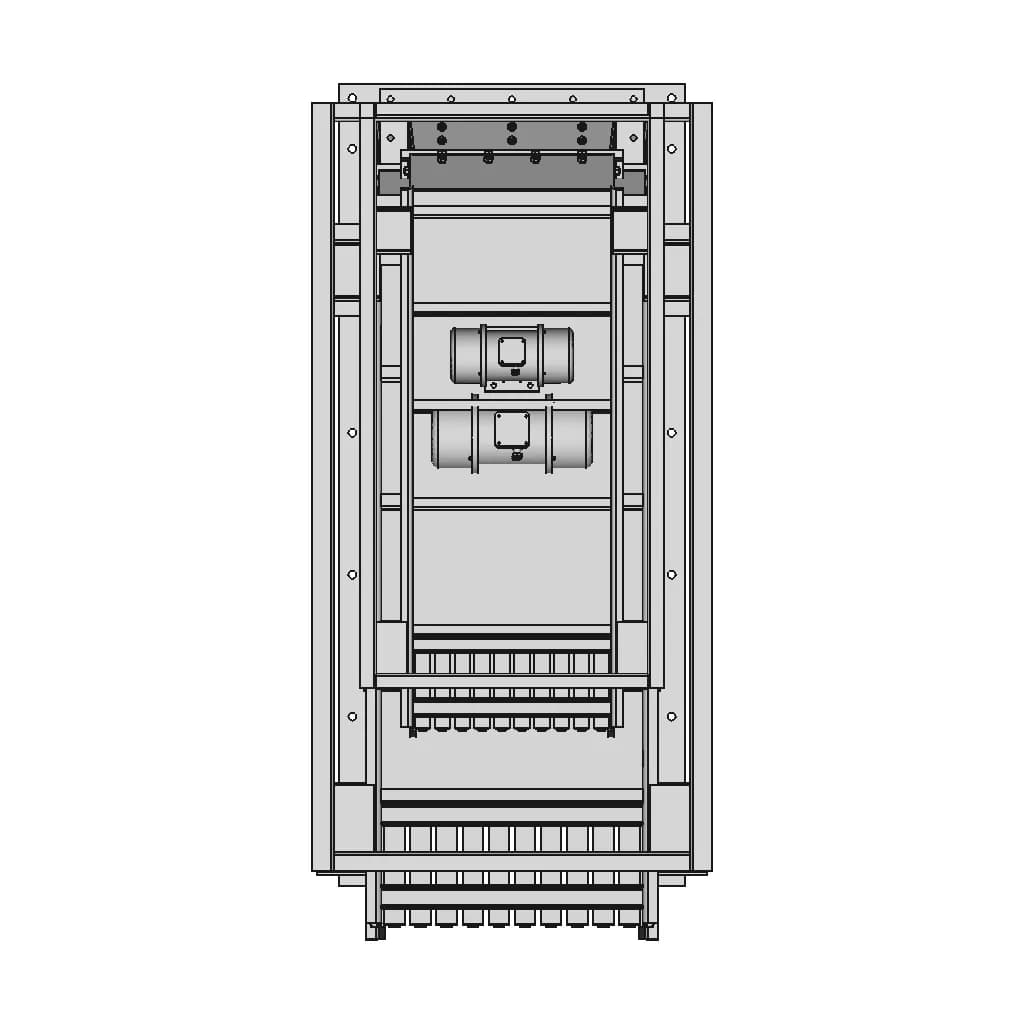 Vibrator Feeder 1 | Industrial CAD Design_90_0_degree_snapshot