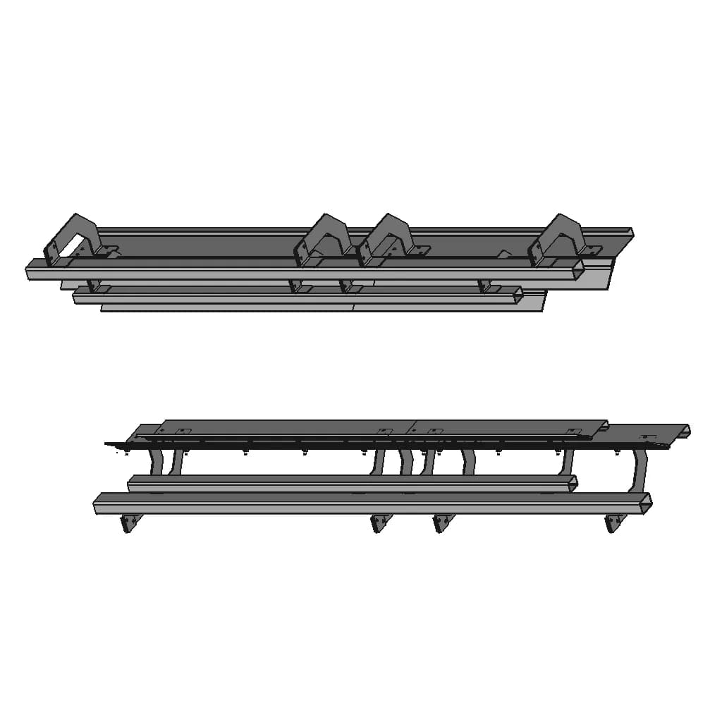 Conveyor Belt Side Support 1 | Industrial CAD Design_60_30_degree_snapshot