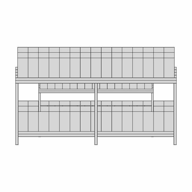 Knockdown Battery Rack 1 | CAD Model for Energy Systems