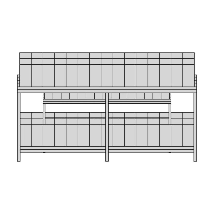 Knockdown Battery Rack 1 | CAD Model for Energy Systems