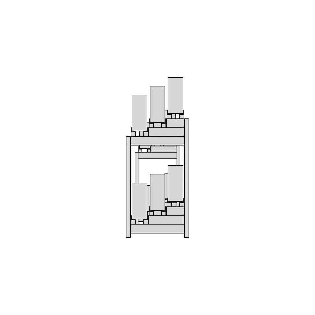 Knockdown Battery Rack 1 | CAD Model for Energy Systems_0_90_degree_snapshot