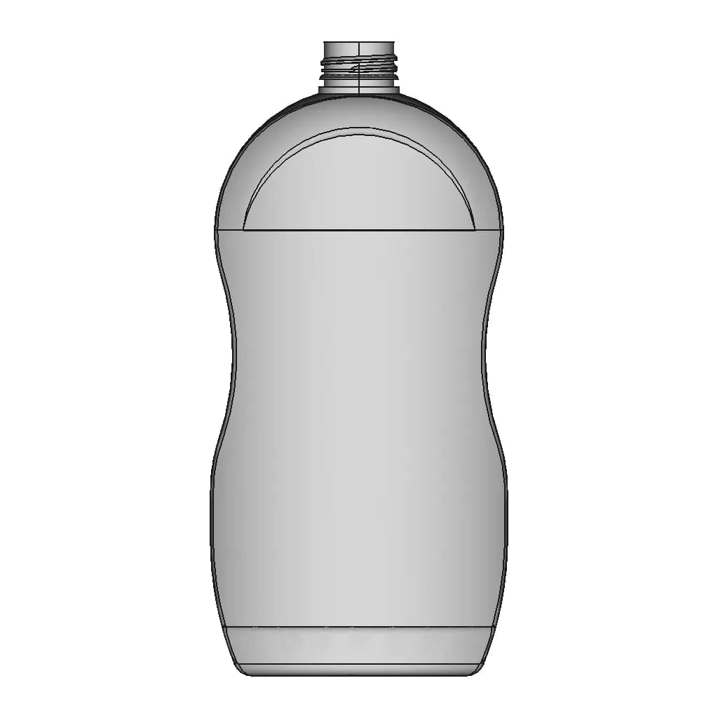 Pril Henkel Bottle 1 25 L 1 | Industrial CAD Design_0_0_degree_snapshot