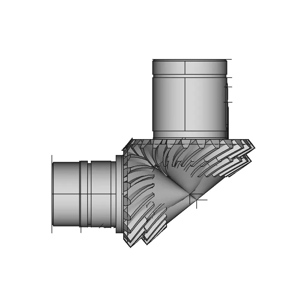 Gear Transmission 12 | Industrial CAD Design_0_270_degree_snapshot