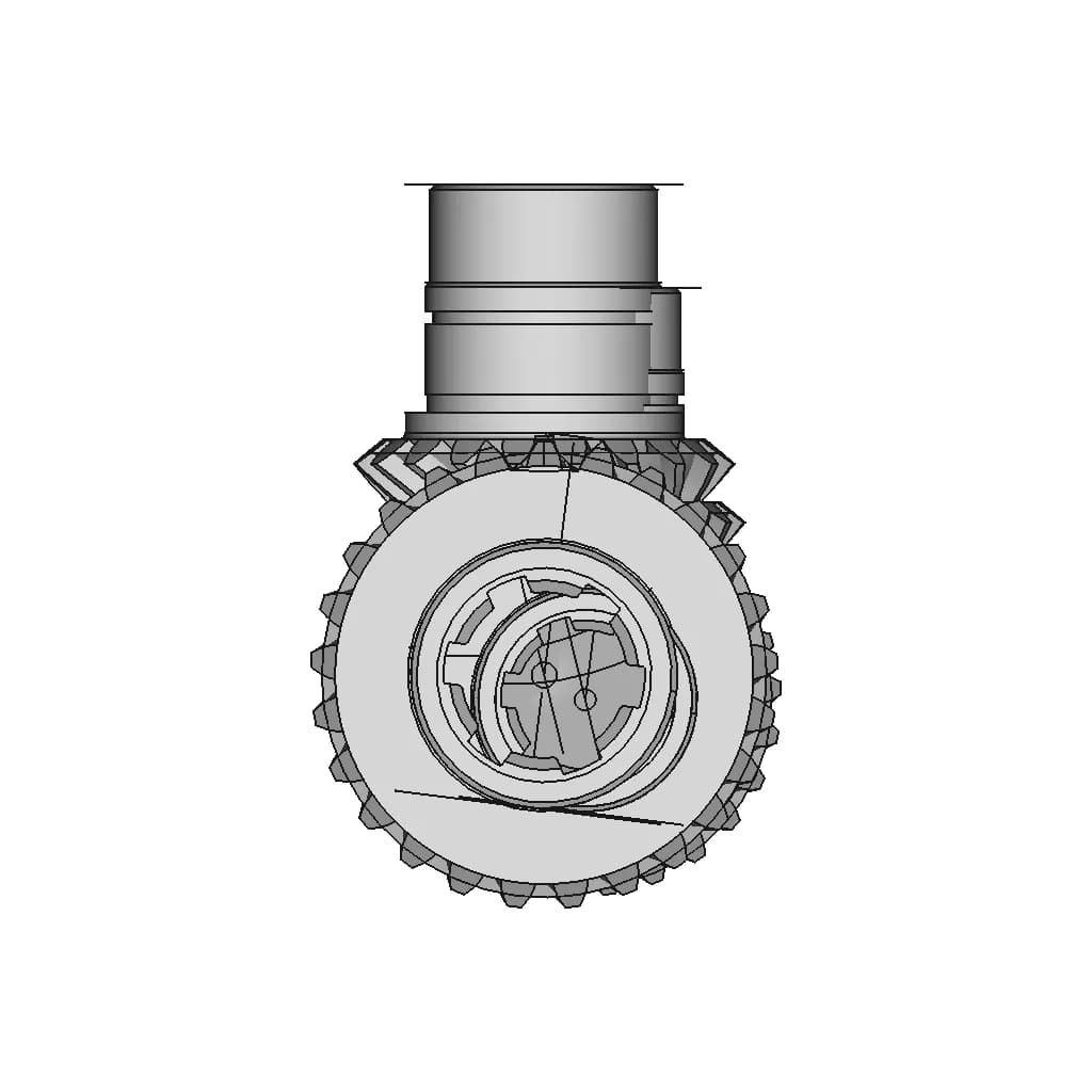 Gear Transmission 12 | Industrial CAD Design_270_0_degree_snapshot