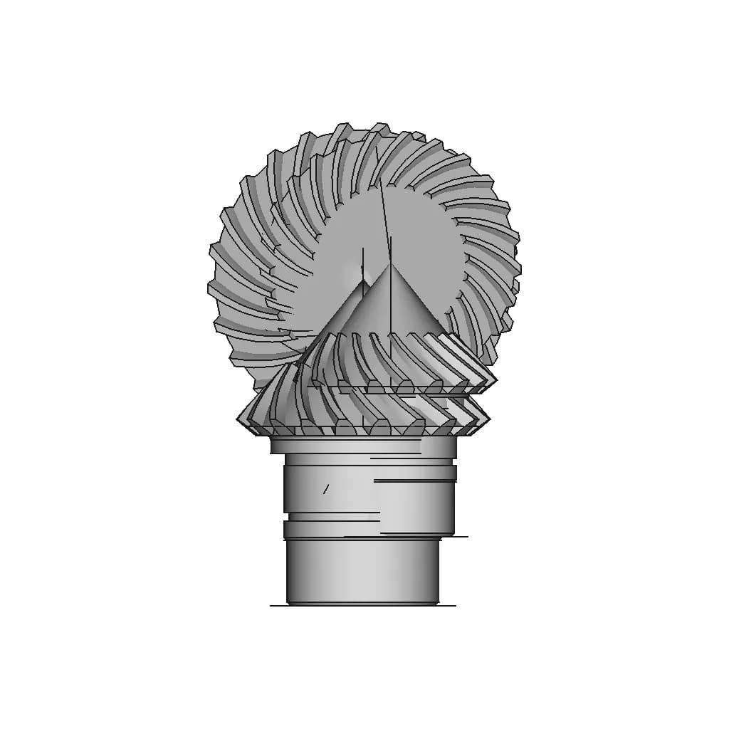 Gear Transmission 12 | Industrial CAD Design_90_0_degree_snapshot