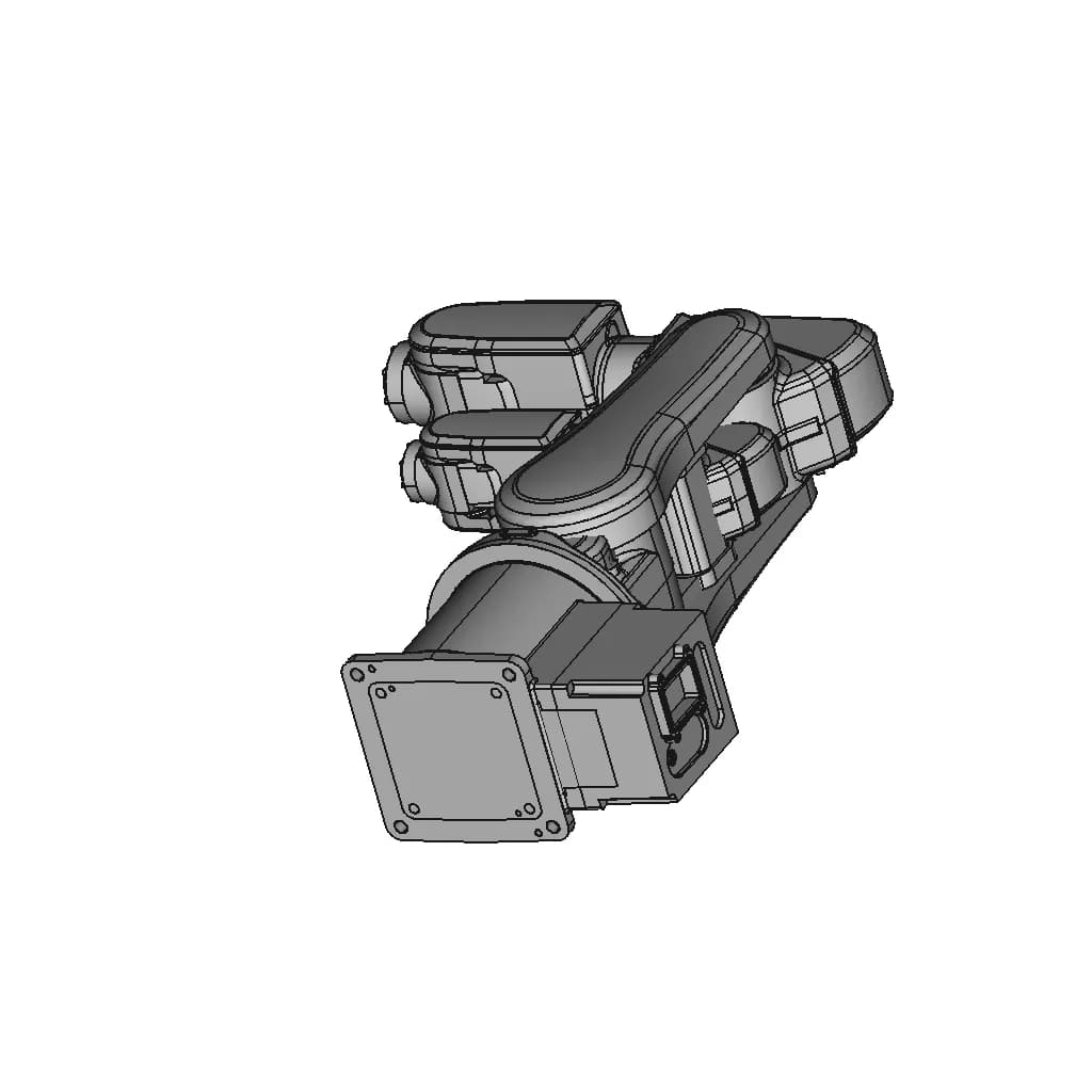 Abb Irb 120 3 0 6 Industrial Robot | Industrial CAD Design_60_30_degree_snapshot
