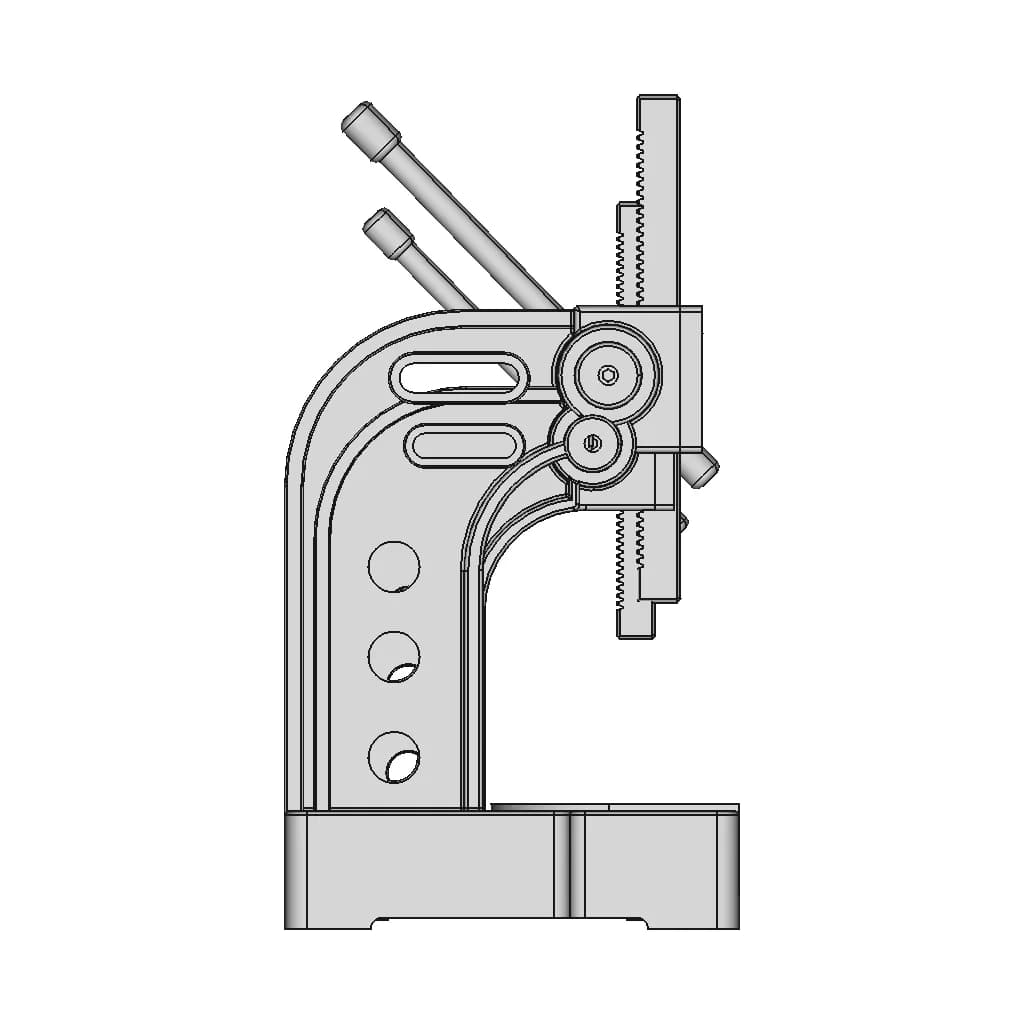 Arbor Press 65 | Industrial CAD Design_0_90_degree_snapshot
