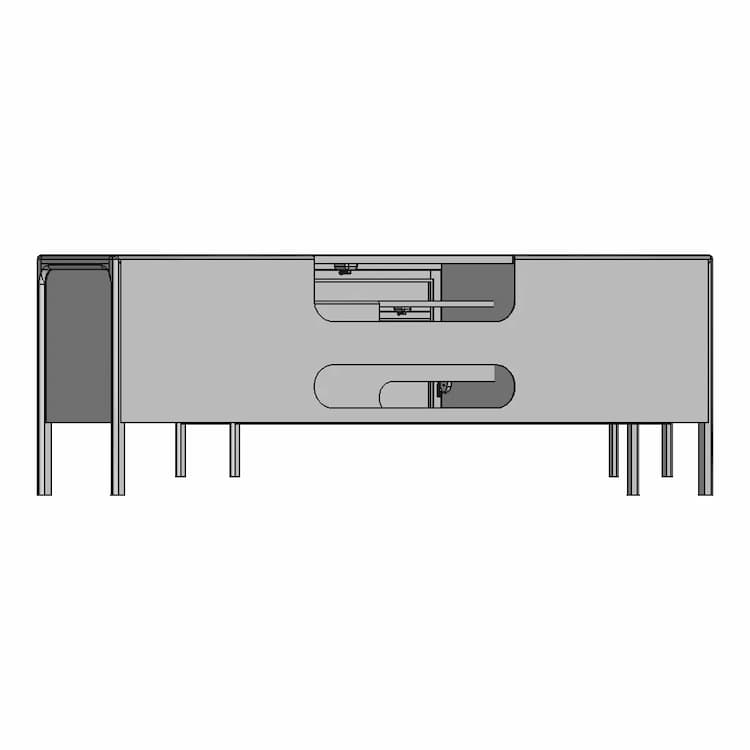 Tv Bedside Table 4 | Industrial CAD Design