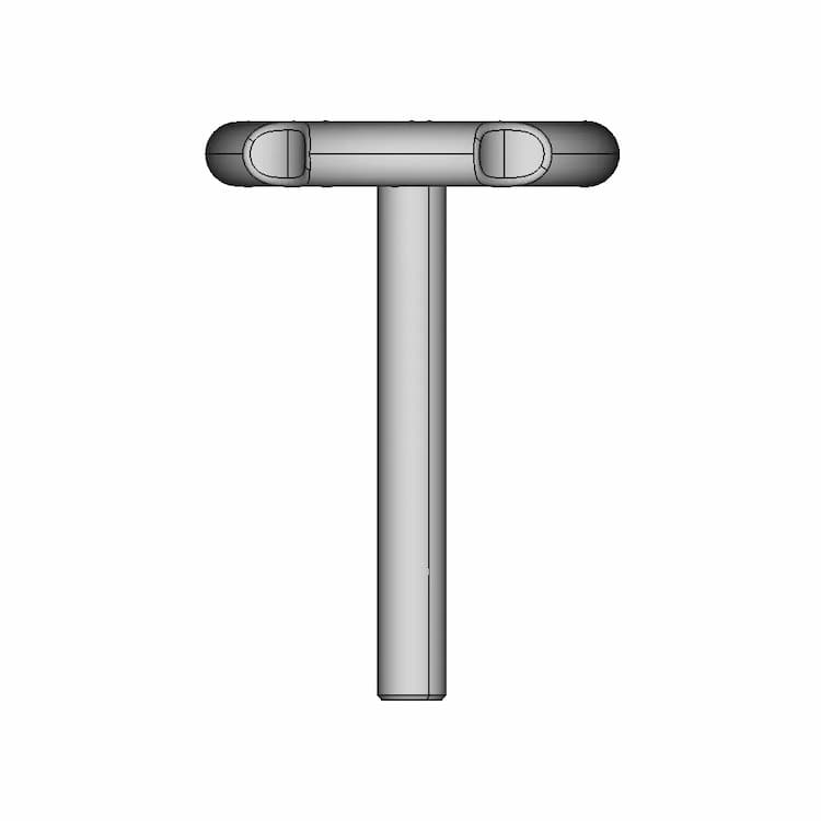 Handwheel With Threaded Shaft 1 | Industrial CAD Design