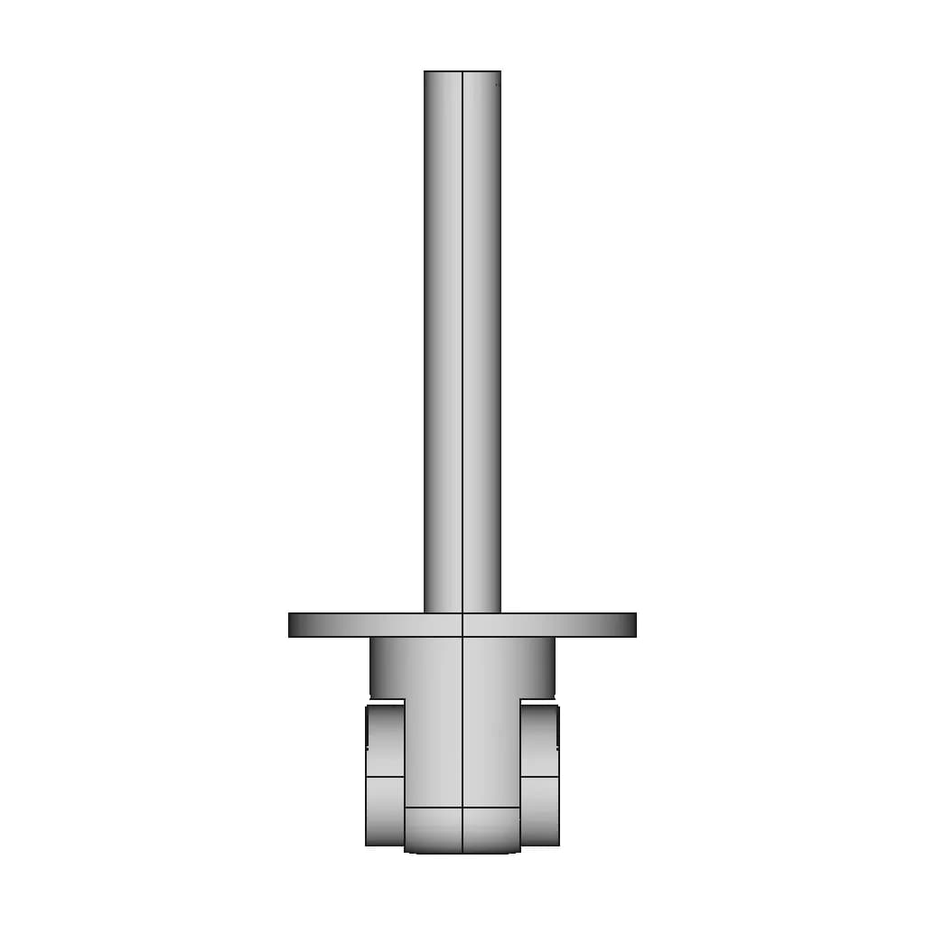 Shock Absorber In Solidworks 1 | Industrial CAD Design_0_0_degree_snapshot