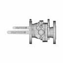 Flange End Ball Valve Jis 10K Ss316 1 | Industrial CAD Design_270_0_degree_snapshot