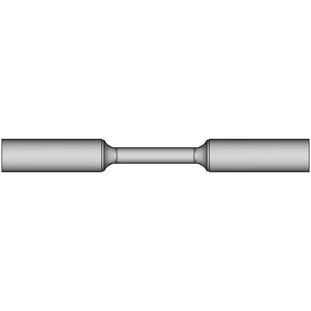 Dog Bone Specimen 1 | Industrial CAD Design_270_0_degree_snapshot