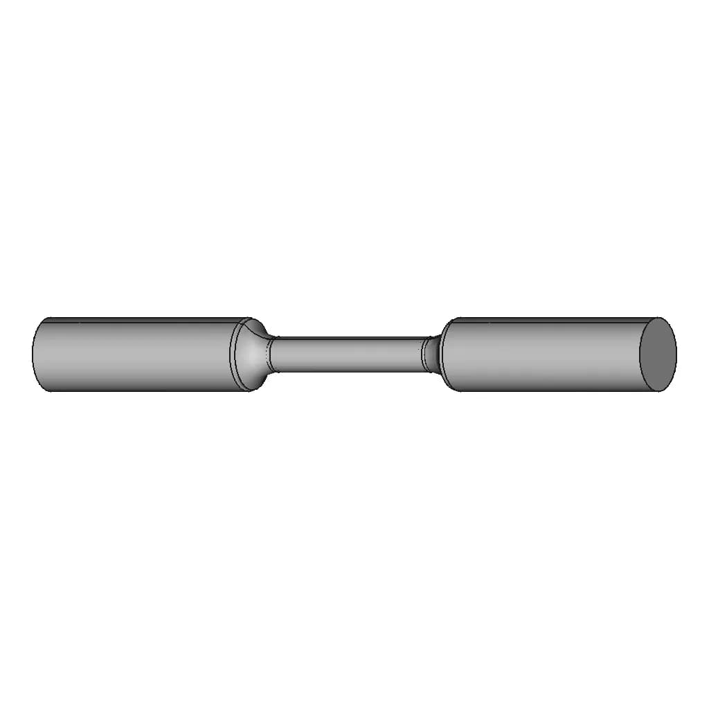 Dog Bone Specimen 1 | Industrial CAD Design_60_30_degree_snapshot