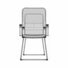 Feeling Cantilever Armchair 1 | Industrial CAD Design_0_0_degree_snapshot