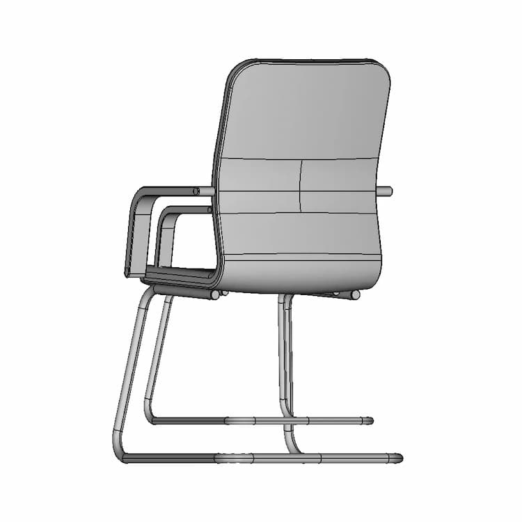 Feeling Cantilever Armchair 1 | Industrial CAD Design