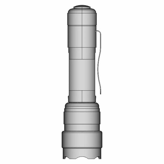 Ultrafire Uv Flashlight 395 405Nm Le788000140 1 | Industrial CAD Design