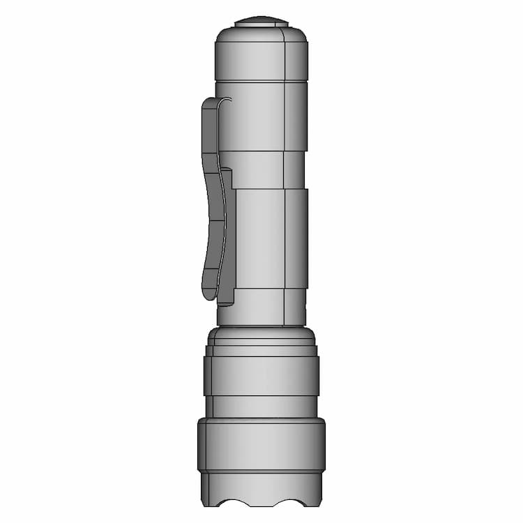 Ultrafire Uv Flashlight 395 405Nm Le788000140 1 | Industrial CAD Design