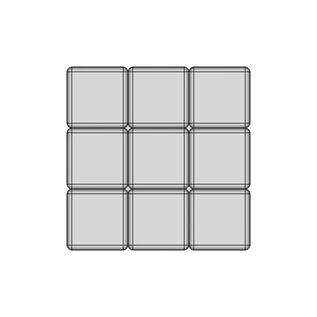 Rubic S Cube 6 | Industrial CAD Design_0_0_degree_snapshot