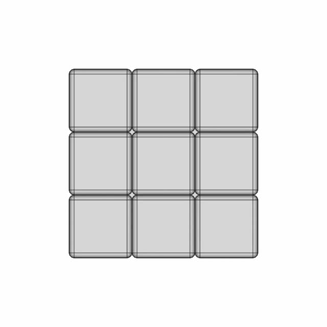 Rubic S Cube 6 | Industrial CAD Design