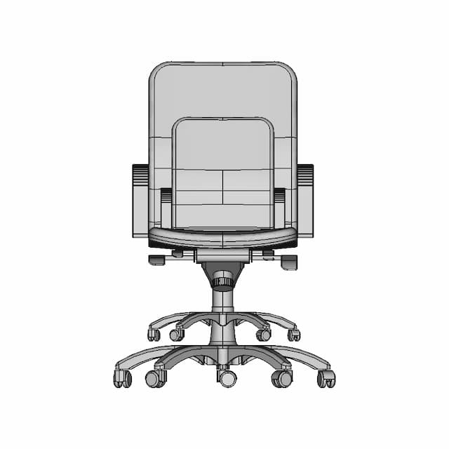 Feeling Office Armchair 1 | Industrial CAD Design