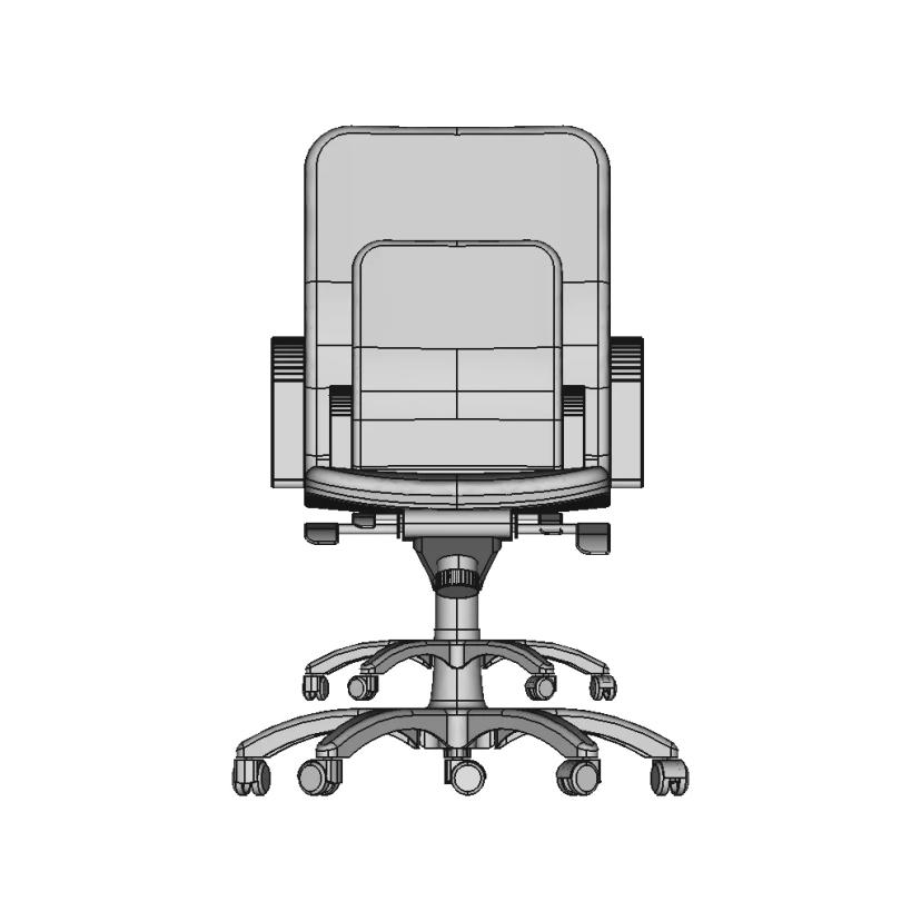 Feeling Office Armchair 1 | Industrial CAD Design