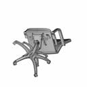 Feeling Office Armchair 1 | Industrial CAD Design_60_30_degree_snapshot