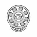7201 Bearing 1 | Industrial CAD Design_0_90_degree_snapshot