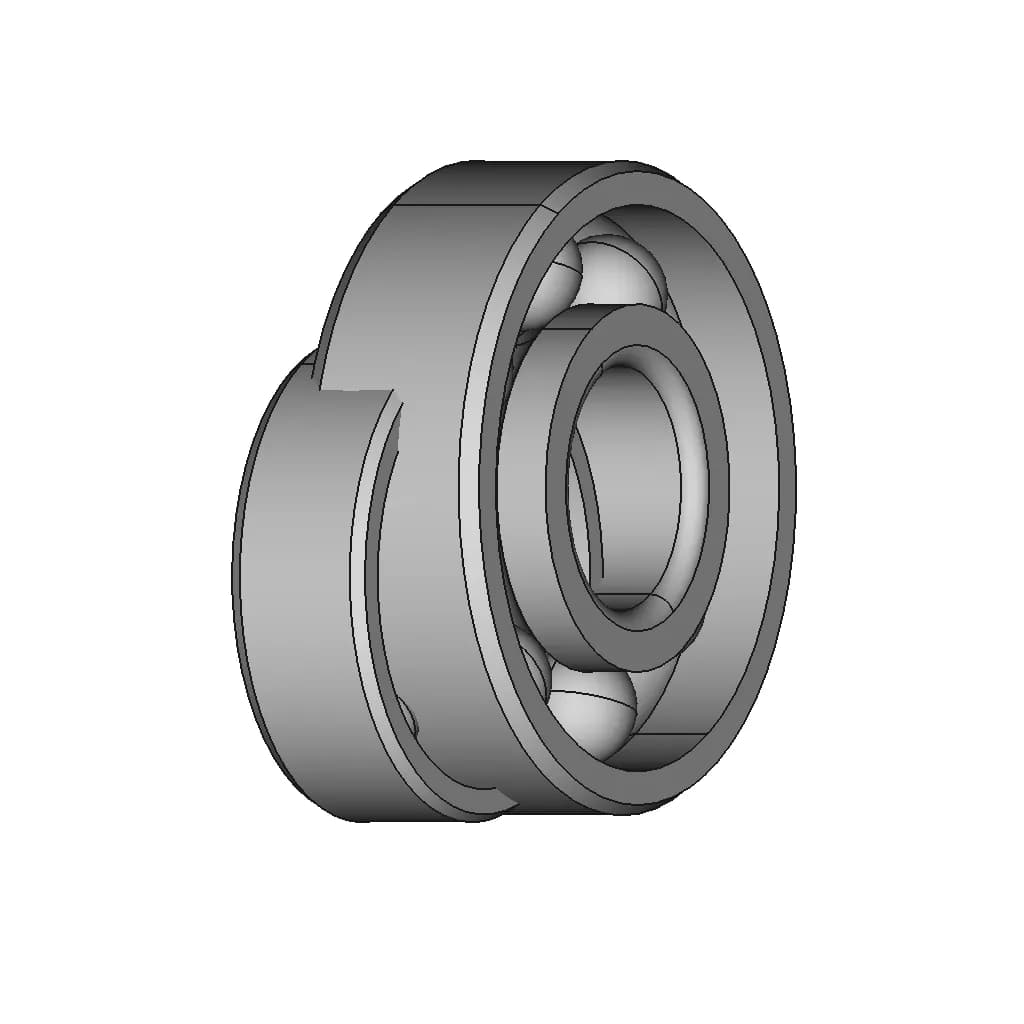 7201 Bearing 1 | Industrial CAD Design_60_30_degree_snapshot