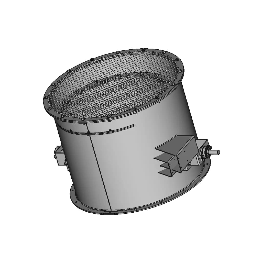Pipe With Flap 1 | Industrial CAD Design_60_30_degree_snapshot
