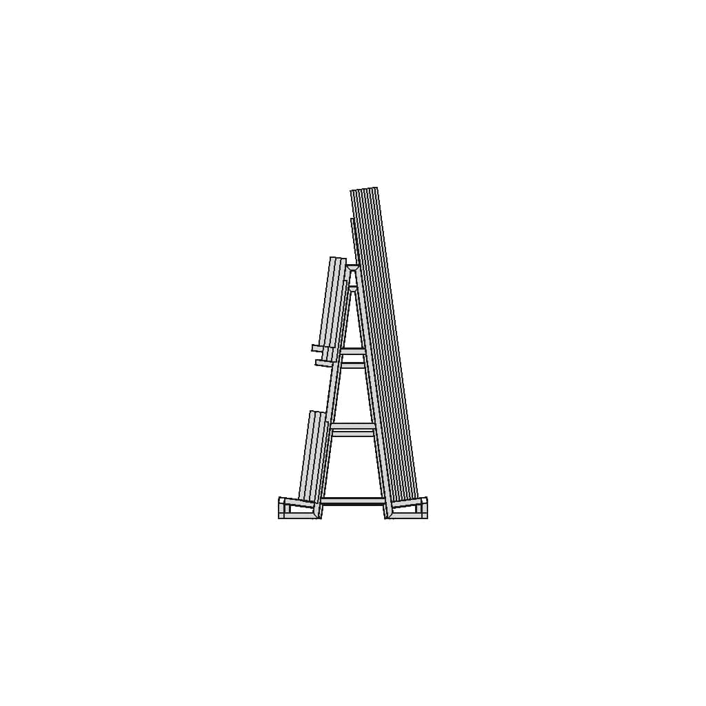 Simple A Frame Stand 1 | Industrial CAD Design_0_0_degree_snapshot