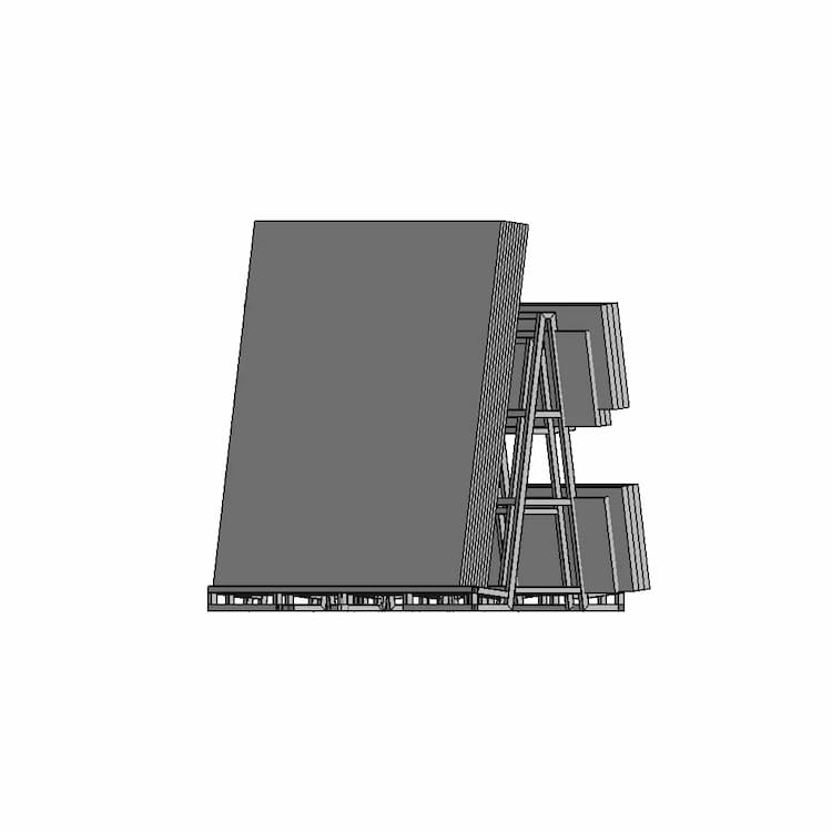 Simple A Frame Stand 1 | Industrial CAD Design