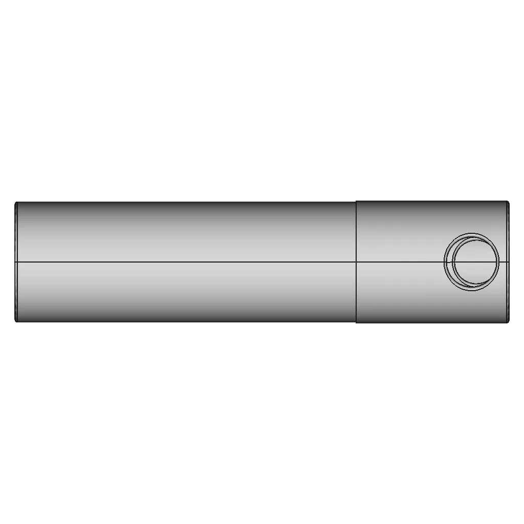 Gold Bullet Connector 4Mm 1 | CAD Model for Energy Systems_0_90_degree_snapshot