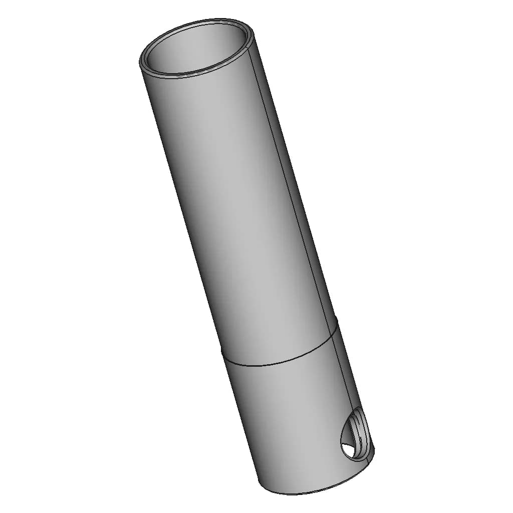 Gold Bullet Connector 4Mm 1 | CAD Model for Energy Systems_60_30_degree_snapshot