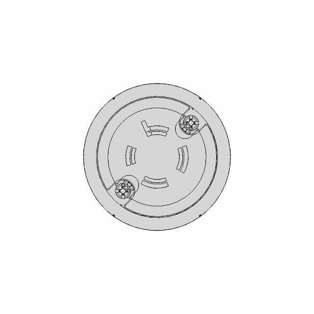 Nema L15 20 Twist Lock Plug 1 | CAD Model for Energy Systems
