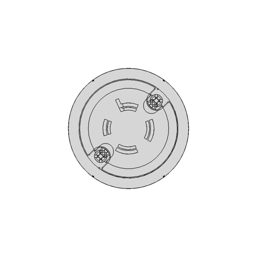 Nema L15 20 Twist Lock Plug 1 | CAD Model for Energy Systems