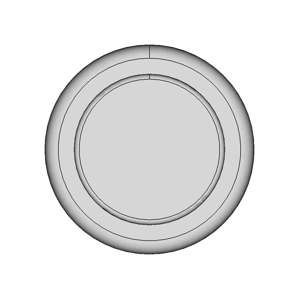 Br1225A Coin Type Lithium Battery 1 | CAD Model for Energy Systems_270_0_degree_snapshot