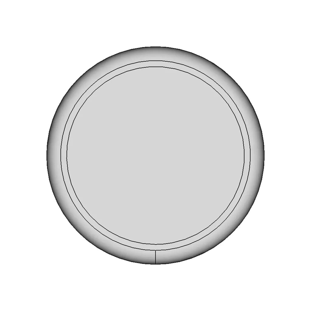 Br1225A Coin Type Lithium Battery 1 | CAD Model for Energy Systems_90_0_degree_snapshot