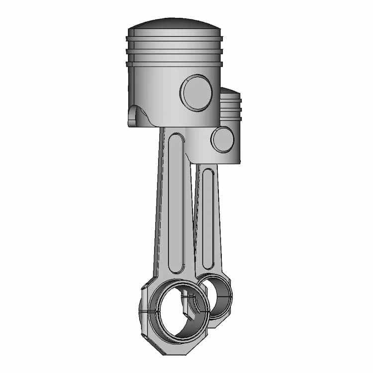 Piston 870 | Industrial CAD Design