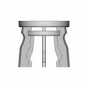 Small Antique Wooden Stool 1 | Industrial CAD Design_0_270_degree_snapshot