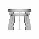Small Antique Wooden Stool 1 | Industrial CAD Design_0_90_degree_snapshot
