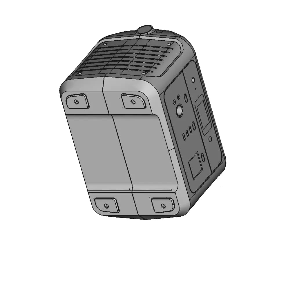Outdoor Portable Power Supply Esb50 1 | CAD Model for Energy Systems_60_30_degree_snapshot