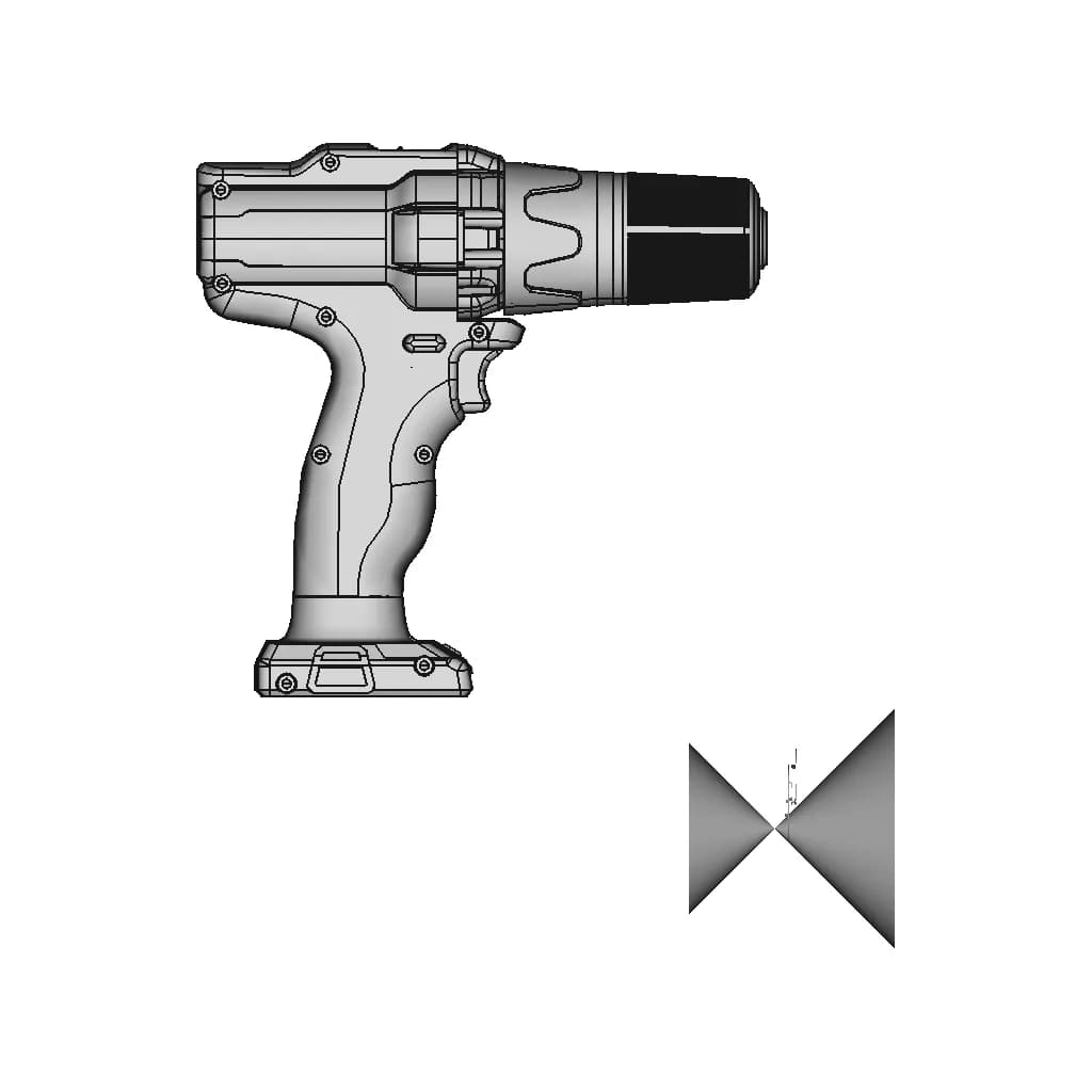 Cordless Drill Driver 1 | Industrial CAD Design_0_270_degree_snapshot