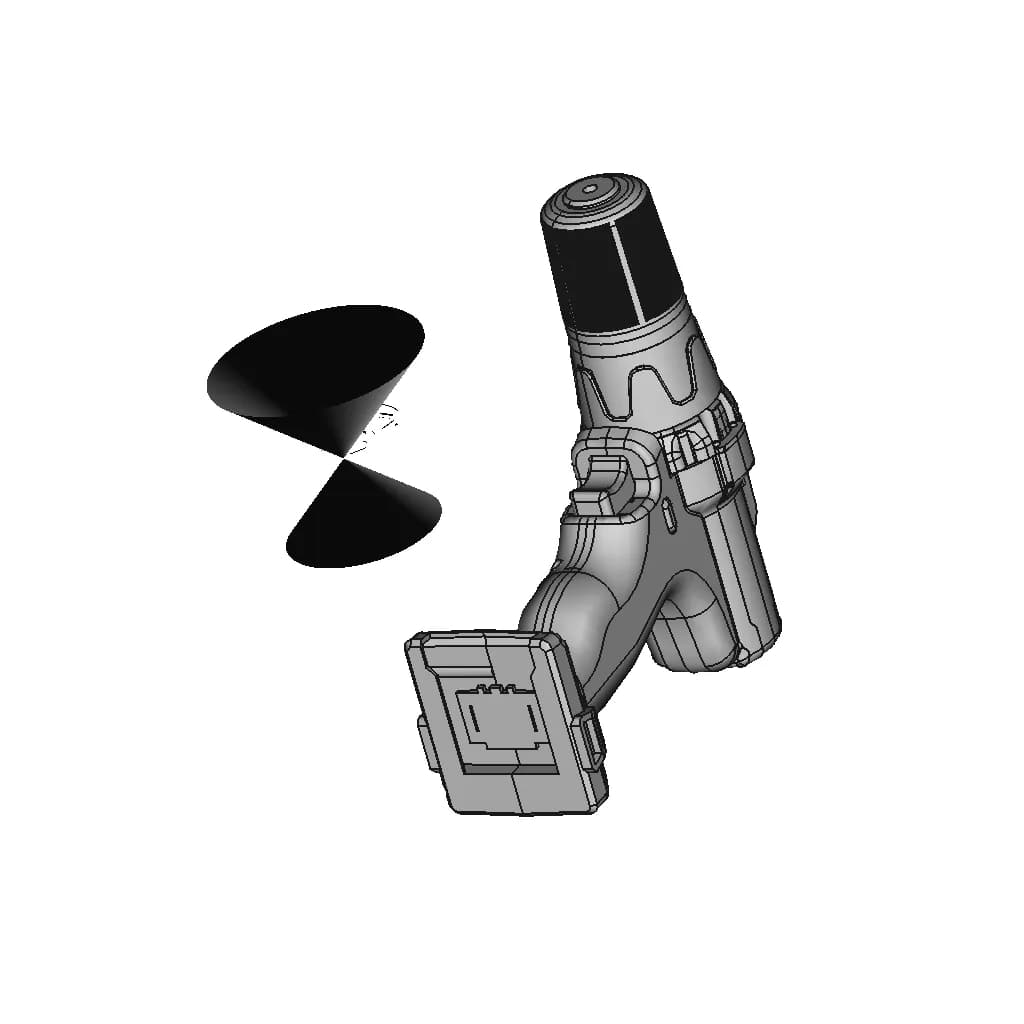 Cordless Drill Driver 1 | Industrial CAD Design_60_30_degree_snapshot