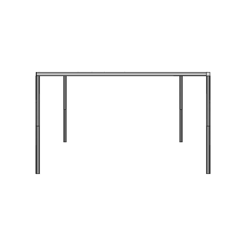 Modern Metal Table 1 | Industrial CAD Design_0_270_degree_snapshot