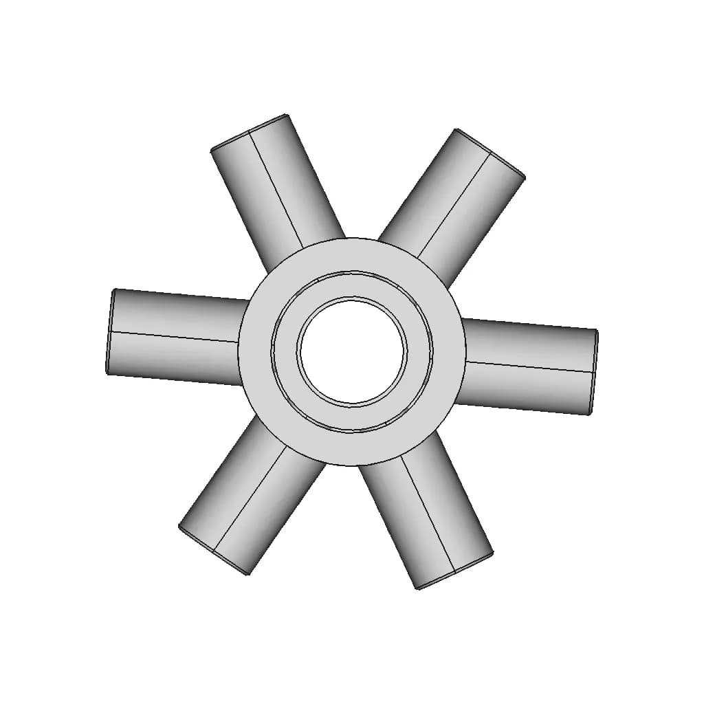 Pipe Fitting Idea 1 | Industrial CAD Design_0_0_degree_snapshot