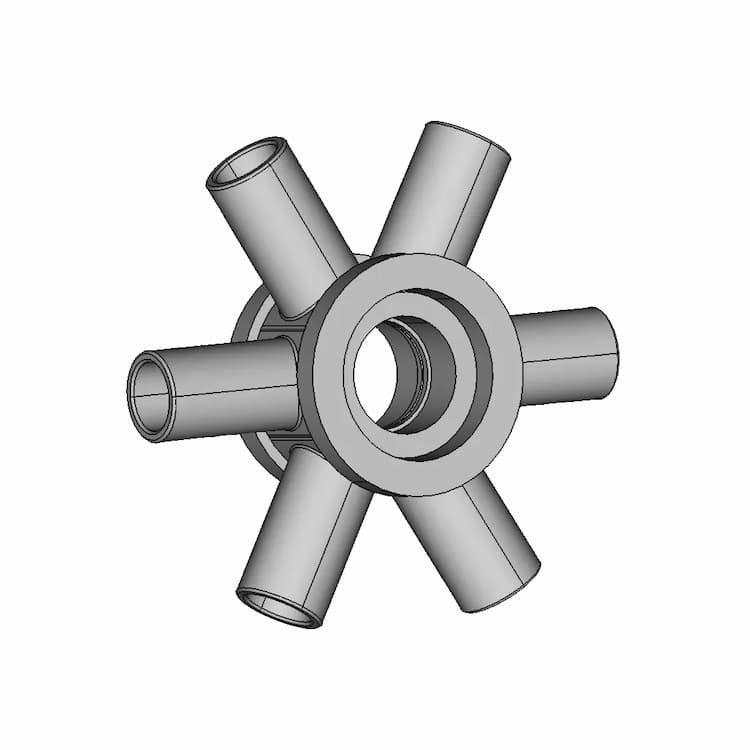 Pipe Fitting Idea 1 | Industrial CAD Design
