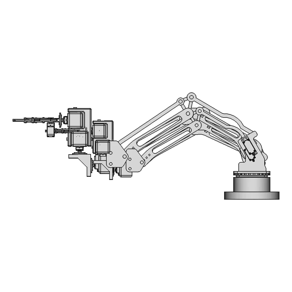 Robotic Arm 432 | Industrial CAD Design_0_90_degree_snapshot