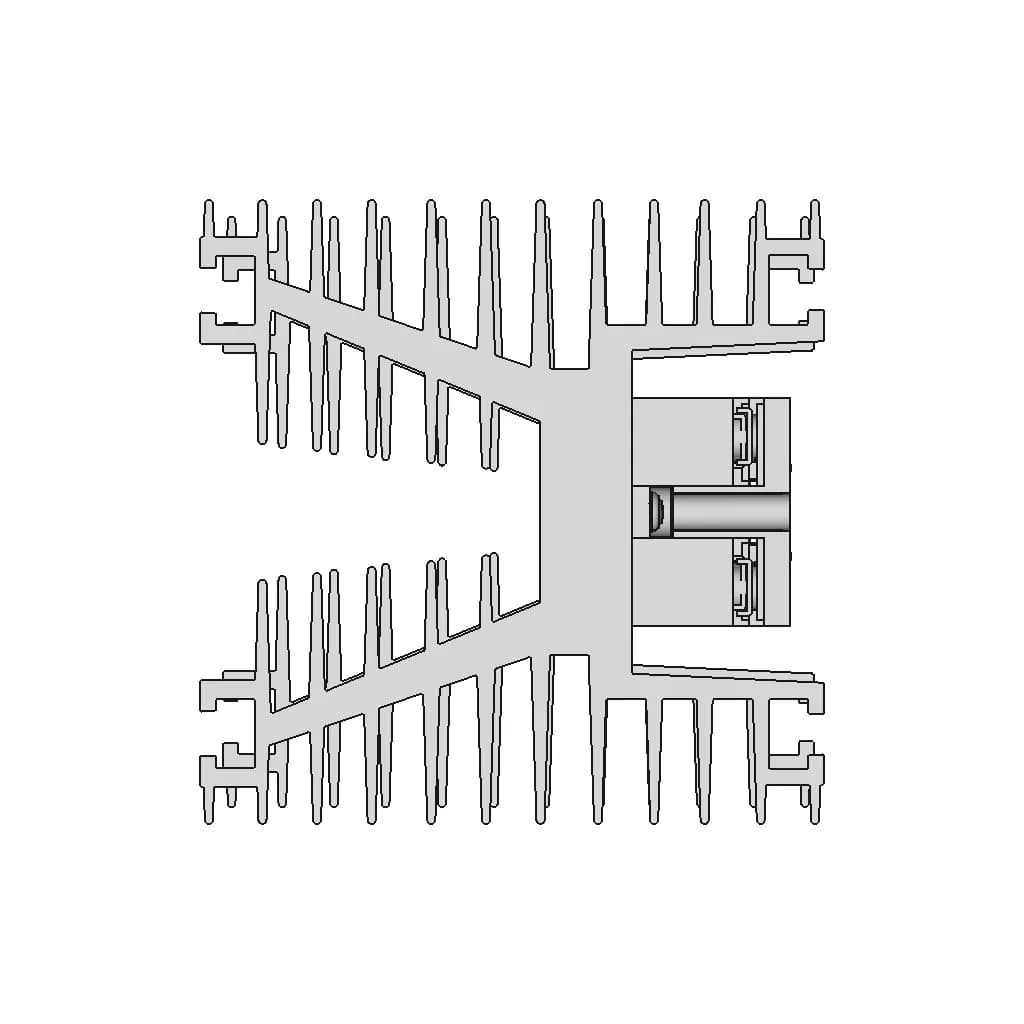 Solid State Relay 40A With Heatsink Novus 1 | Industrial CAD Design_270_0_degree_snapshot