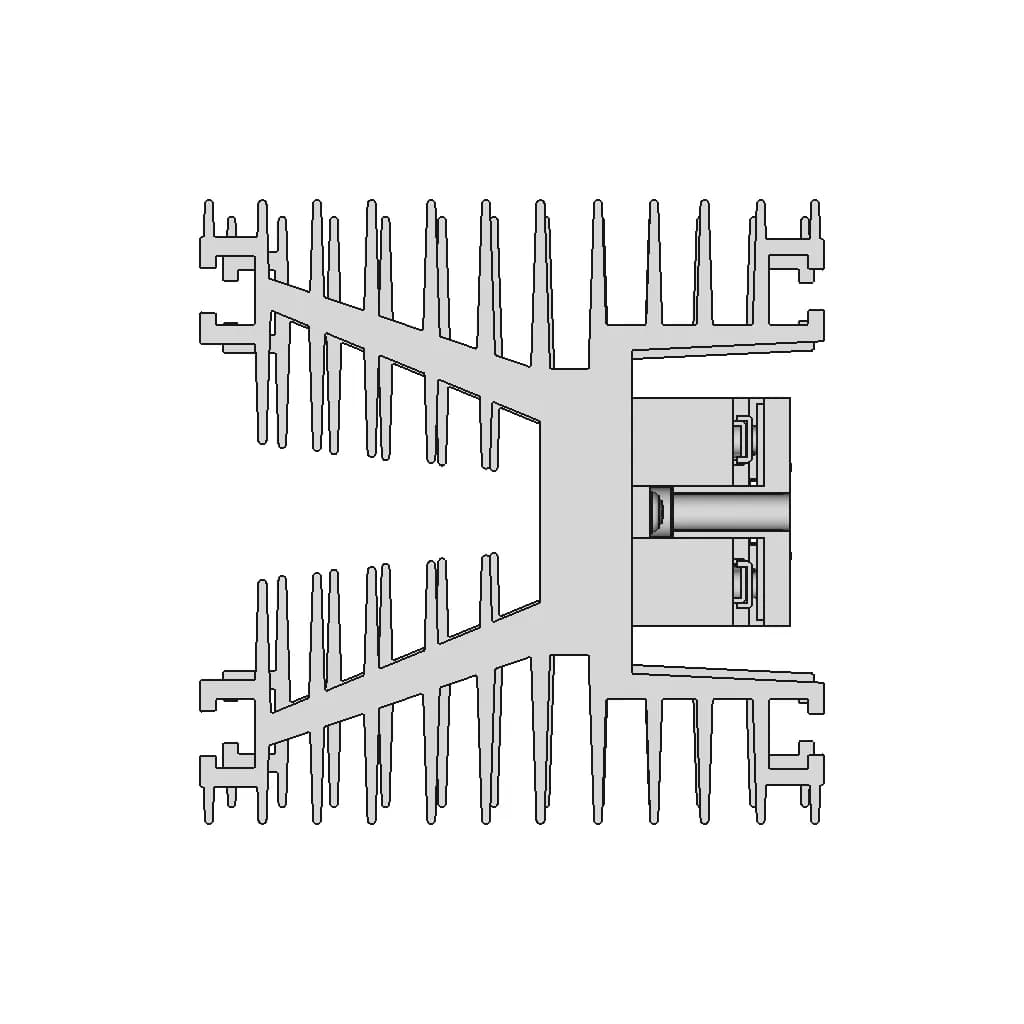 Solid State Relay 40A With Heatsink Novus 1 | Industrial CAD Design_90_0_degree_snapshot