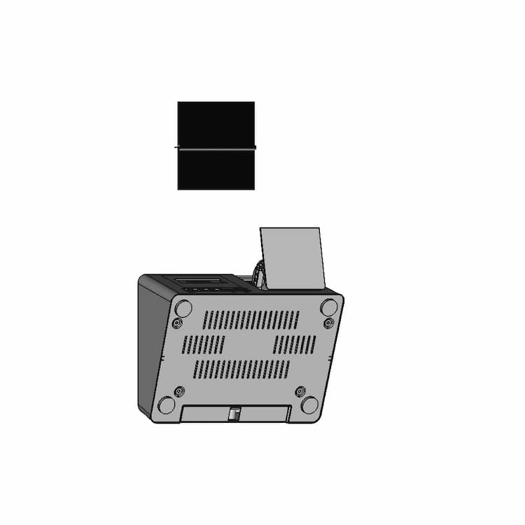 Pos Terminal With Printer 1 | Industrial CAD Design